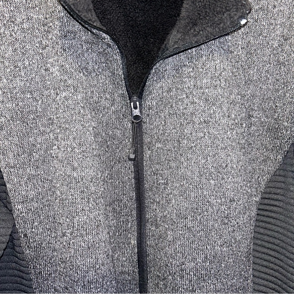 Time and Tru Women's Charcoal and Black Utility Jacket - Picture 4 of 6